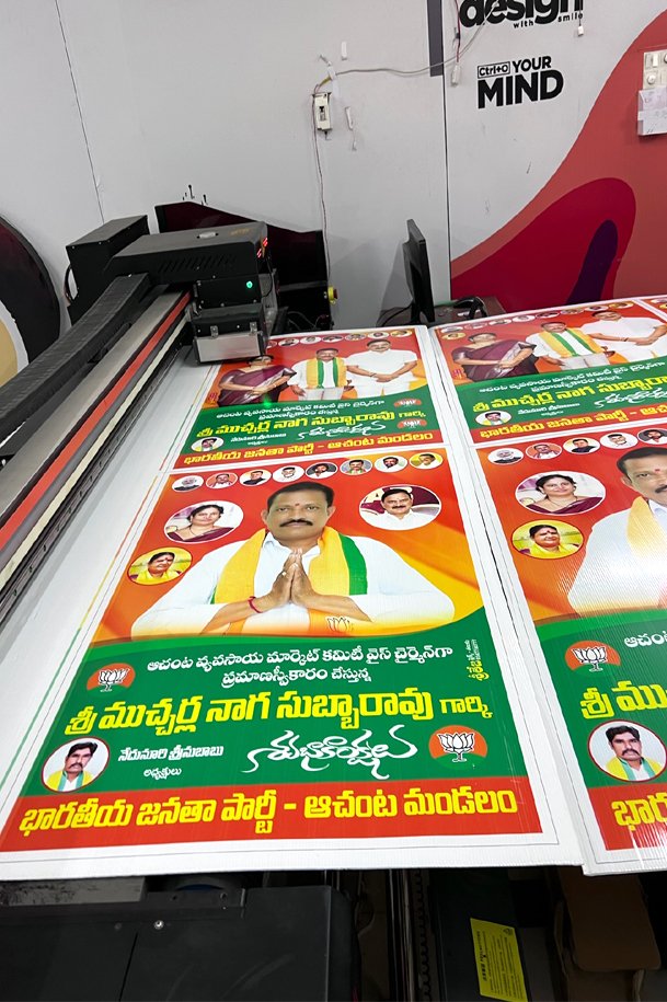 Voter awareness drives political flute board
