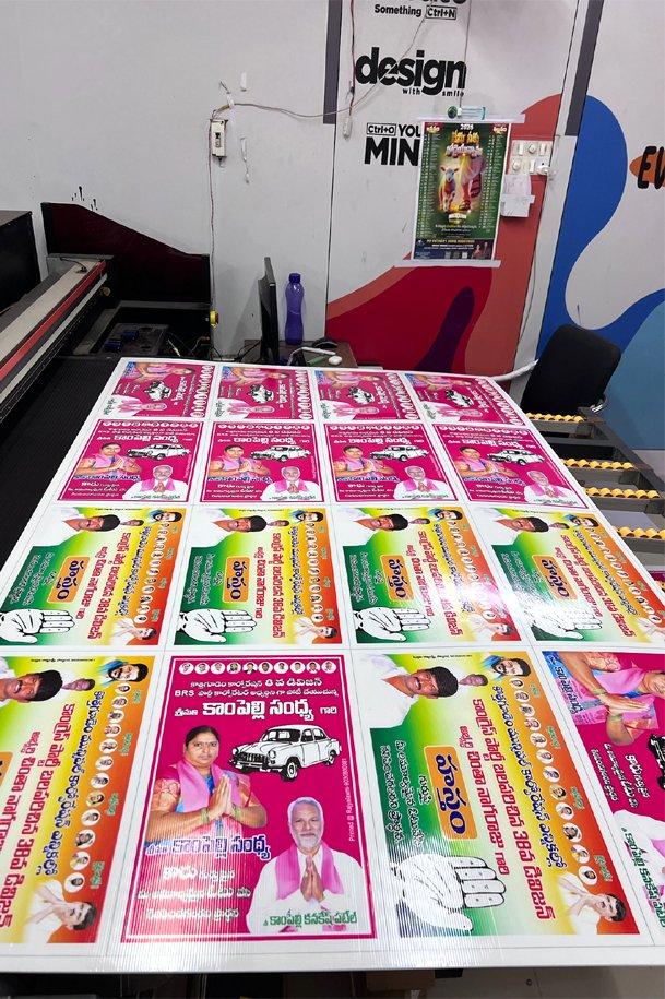 Voter awareness drives political flute board