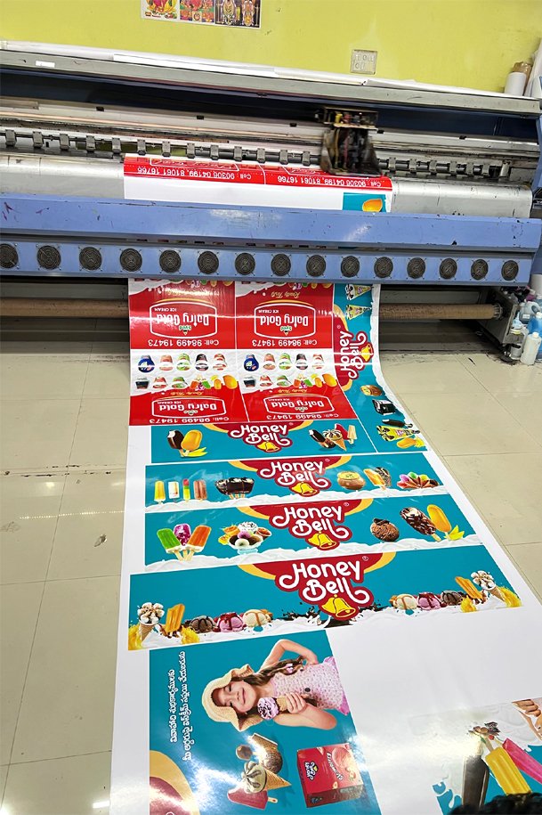 Product labels vinyl printing
