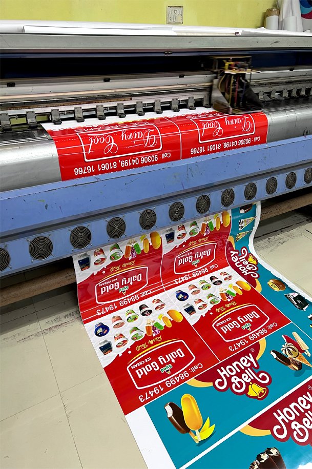 Product labels vinyl printing