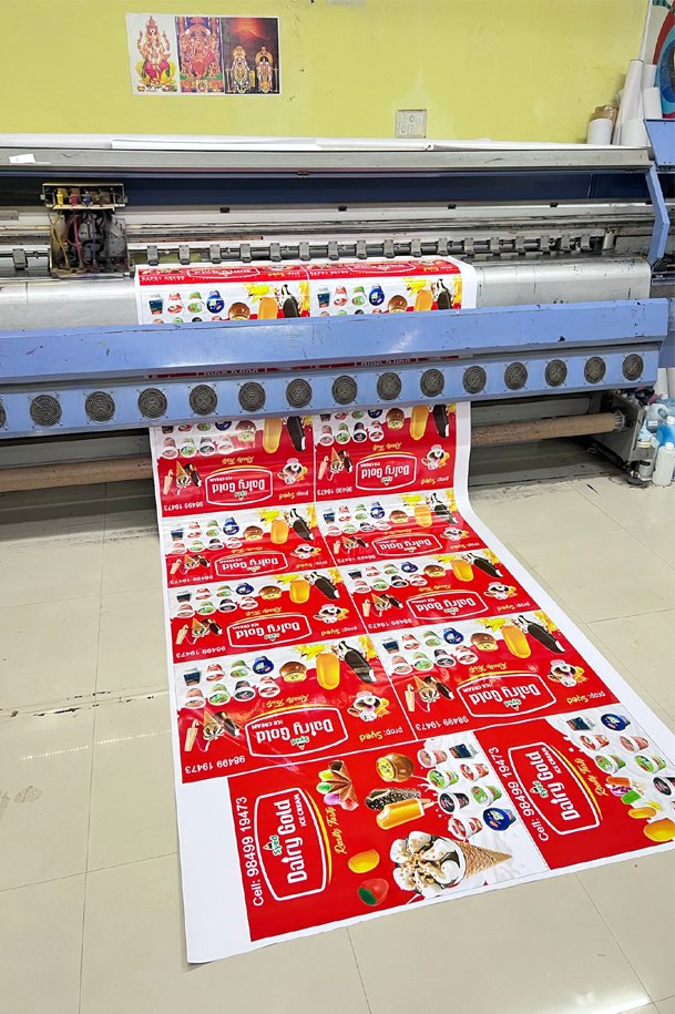 Product labels vinyl printing