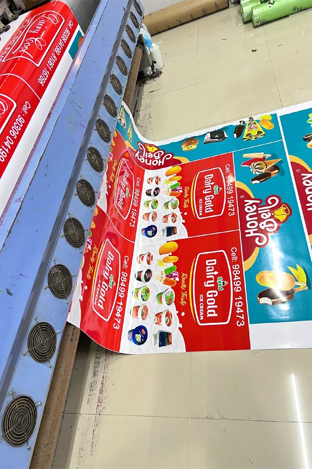 Product labels vinyl printing