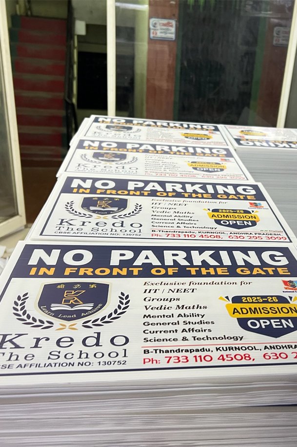 Private parking areas no parking board