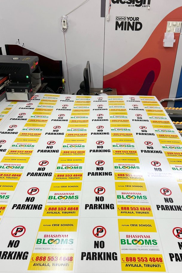 Private parking areas no parking board