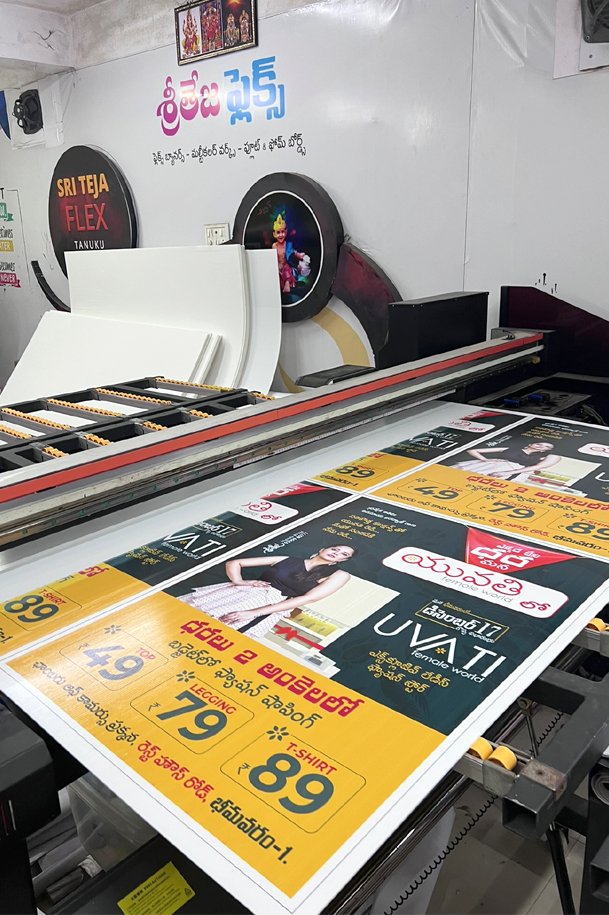 Event promotion pole flute board