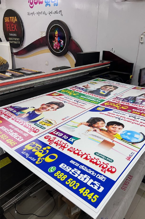 Political campaign pole flute board