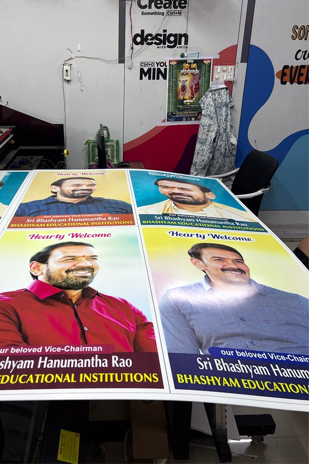 Political campaign pole flute board
