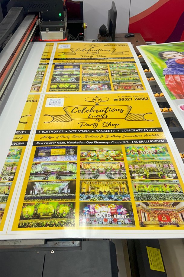 Political campaign pole flute board