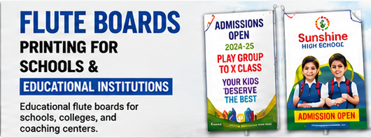 Flute Boards Printing For Schools & Educational Institutions