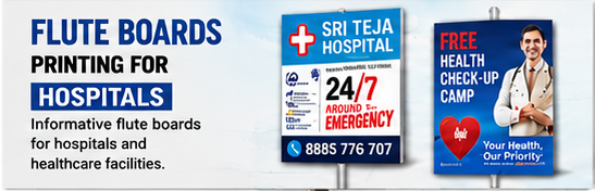 Flute Boards Printing For Hospitals