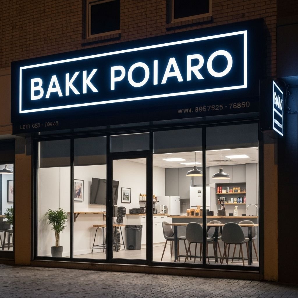 Illuminated LED signage board